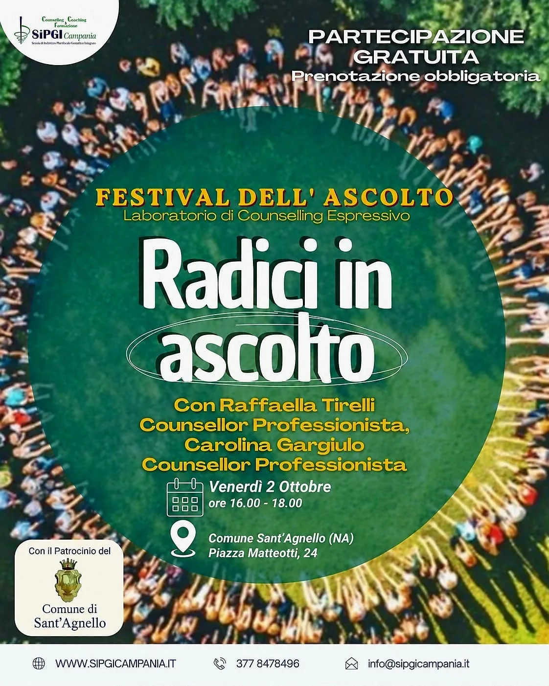 Locandina Festival dell'Ascolto - Sant'Agnello