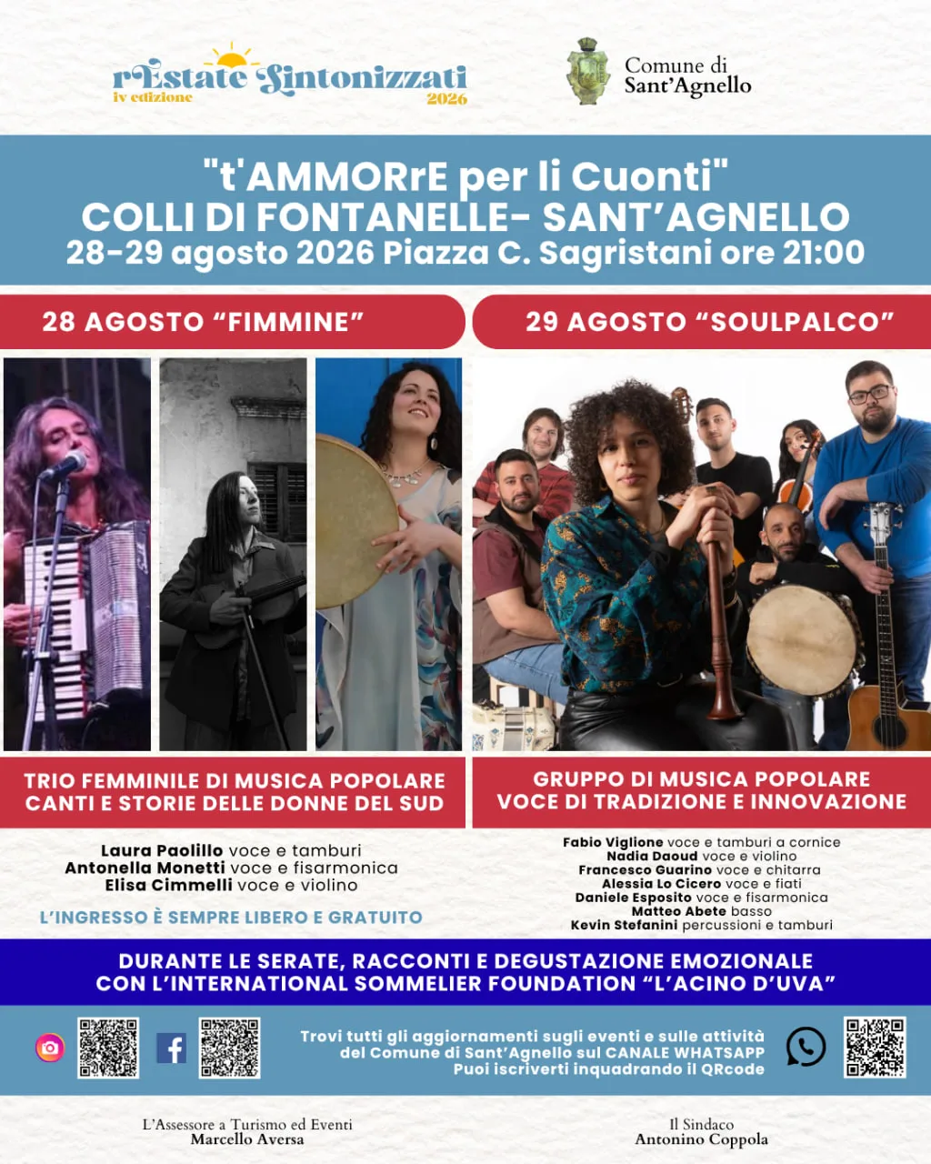 Locandina t'AmmorRe per li Cuonti - Sant'Agnello
